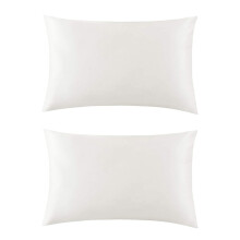 2X Both Sides Natural Pure Silk Pillowcase for Hair and Skin, 600 Thread Count 50X75cm-Ivory White