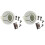 2X  Hatch Round Pull LatchLatch Flush Pull For1/4 Door Boat Deck Hatch RV Drawers Cabinet Yacht 1