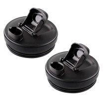 2Pcs Replacement Parts Lids for Blender, Inner Diameter 3.35in Sip & Seal Lids for Blender 12/18/24/32oz Cup