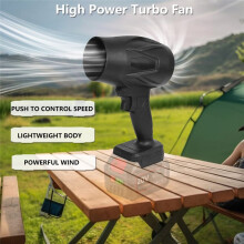 Turbo Fan Violent Air-Gun 430g Krachtige Turbofan Bladblazer Handheld Jet Ventilator (Geen Batterij)
