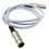 kenable Professional MIDI 5 Pin DIN Cable FULLY WIRED Braided Cable SHIELDED 1m White 5