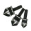 3Pcs Woodworking 5- Chamfering Machine 90-Degree Chamfering Knife 12-19mm Tool Set Electric Drill Reaming Bit. 1