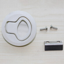 2X  Hatch Round Pull LatchLatch Flush Pull For1/4 Door Boat Deck Hatch RV Drawers Cabinet Yacht