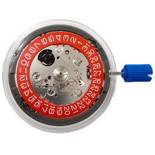 Movimento Meccanico di Alta Qualità NH35A NH35 ROSSO Ruota del Calendario 24 Gioielli a Carica Automatica di Alta Precisione