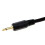 kenable 3.5mm MONO Jack Plug to TWIN 6.35mm MONO Jack Plugs Cable 2m 3