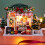 PC2319  Casa de Muñecas de Madera con Dulces. Kit de Casa de Muñecas en Miniatura. 3