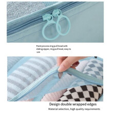 8PCS Travel Assortment Storage Bags Capacity Luggage Storage Bags for Packing Square Clothes Underwear Cosmetic Travel,B