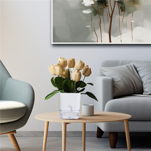 Vasos para Plantas Internos Vaso para Plantas AutoirrigáVeis de 4,25 Polegadas para Ambientes Internos, Vasos Violetas com ReservatóRio VisíVel 2