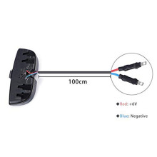 2X 6V LED E-Bike Tail Light Electric Bike Rear Rack Brake Lamp for  BBS01B BBS02B BBSHD Mid Drive Motor