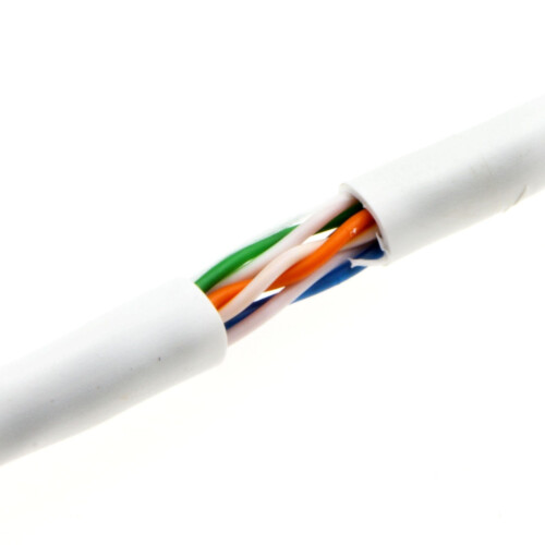 kenable External CAT5e Outdoor Use COPPER Ethernet Network Cable Reel UTP 100m WHITE 2