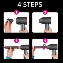 3Pcs for Supersonic Hair Dryer Curling Attachment Automatic Hair Curling Barrels and Adapters Styler Curling Tool
