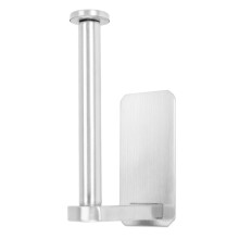 2X Self Adhesive Toilet Paper Holder SUS Kitchen Tissue Paper Roll Towel Holder Rustproof, Brushed Nickel Finish