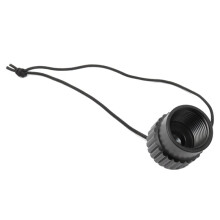 Scuba Diving GäNgad Damm Cap Lock Lock Din 5/8-14NPS Damm Cap Tank Ventil End Cap TillbehöR del Svart