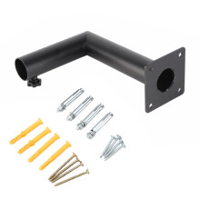 Corrosion Resistant Materials Wall Mount Bracket For Slip Fit Lights, Adjustable Wall Bracket Angle With Heavy Duty Steel L Shape Wall Mounted