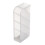 Transparent Plastic Desk Storage Rack 4 Grids Angled Pen Holder 3