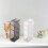 Transparent Plastic Desk Storage Rack 4 Grids Angled Pen Holder 13