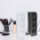 Transparent Plastic Desk Storage Rack 4 Grids Angled Pen Holder 12
