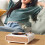 Vintage Wireless Bluetooth Speaker, 1200mAh, Portable Rotating Record Player 6