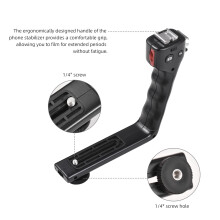 Mobile Phone Video Stabilizer Kit with Macro Lens, Remote & Dual Mounts