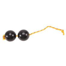 Bola RíTmica, PercussãO de CabaçA Dupla de Abanador de Ovos, Instrumento Kashaka, Bola de Tambor de Bola Musical, Chocalho de Abanador, Preto