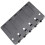 5 String Thickened Bass Saddle Bridge Pull String Plate for 5 String Electric Bass Guitar Accessories Black 6