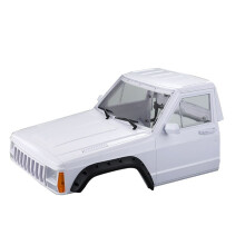 RC Car Body Cab & Back-Half Cage for 1/10 RC Crawler TRX4 Cherokee Axial SCX10 90046 Redcat GEN 8 Scout II,Front Cab