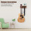 Wood Guitar Wall Mount Hanger with Hook - Multipurpose, 625g 4