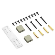 Metal Servo Fixed Mount Bracket Kit for MN D90 D91 D99S MN99S 1/12 RC Truck Car Upgrade Parts Accessories,Titanium