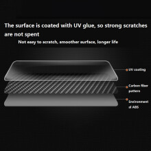 for Navara NP300 2016-2019 Car Carbon Fibre Gear Shift Knob Cover Trim Decoration Sticker Accessories
