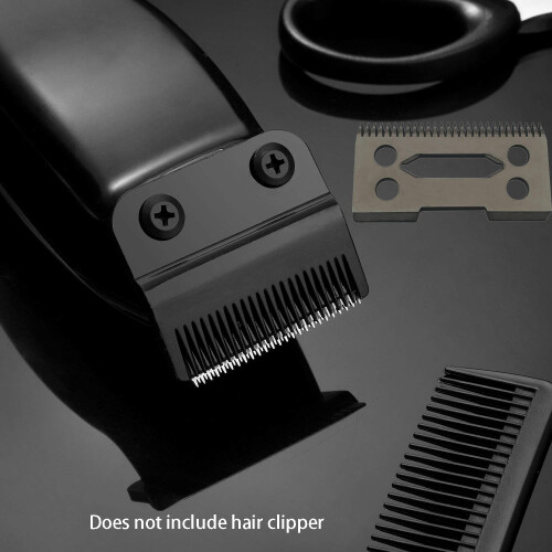 6 Pcs Ceramic Blade Ceramic Replacement Cutter ,28 Teeth Ceramic Clipper Blade Replacement Cutter 2-Hole Clipper,Black 1