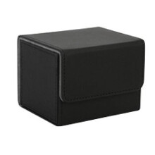 Card Box Side-Loading Card Box Deck Case for  Yugioh Card Binder Holder 100+,Black