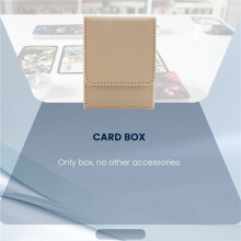Kortfodral Deck Box Sleeved Card Deck Game Box för Yugioh PäRmar: 100+, SandfäRg