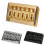 Icke-Tremolo Elektrisk Gitarr Hardtail Bridge-Sadel för 6-Strängad  Strat Stratocaster Tele Telecaster Gitarr, Silver 6