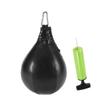 Professionelle SandsäCke Boxsack Speedbag Training Speedball Fitness Boxen Speedbag ZubehöR, Schwarz