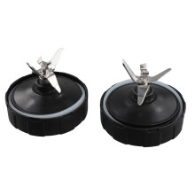 2 PeçAs de ReposiçãO de Lâmina de Liquidificador 7 Barbatanas, para Lâmina Extratora de Liquidificador Nutri Auto Iq Bl682-30 Bl642-30