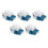 LC Fiber Optic Adapter LC to LC Duplex Multimode 10GB F/F  Coupler for Wall Plates, Patch Panels 1