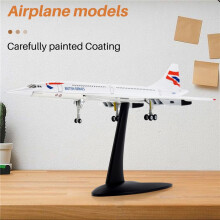 1/200 Concorde Supersonic Passenger Aircraft Air British Airways Model for Static Display Collection