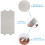 10Pcs Microwave Oven Universal Mica Foil, Oven Mica Wave Guide Cover Replacement Sheets 9