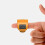 Digital LCD Electronic Finger Ring Hand Tally Counter 6 Digit Rechargeable Counters Clicker-Red 6