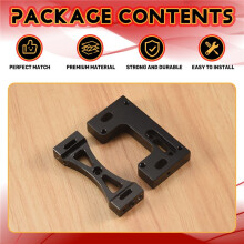 Metal Steering Servo Fixed Mount Bracket for WPL 1/16 B1 B14 B16 B24 C14 C24 B36 MN D90 99S RC Car Upgrade Parts,Black