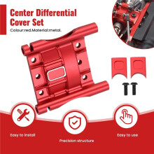 Metal Center Differential Cover for Arrma 1/8 Kraton Senton Typhon Talion Outcast 1/7 Limitless RC Car Upgrade Parts,1