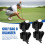 10 Pezzi di Clip per Borsa da  su Supporto per Morsetto per Putter Organizer nel Plastica Resistente Nera con Clip da  Accessori per il 2