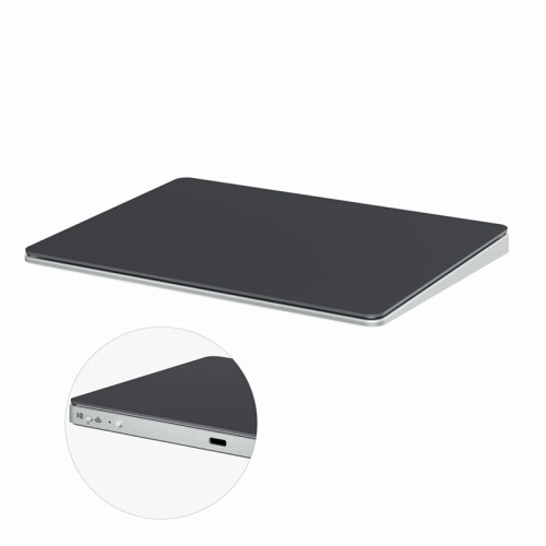 2X  Touchpad Multi-Function Gestures Trackpad Rechargeable Wireless Touchpad for Laptop IOS , Black 2