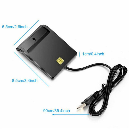 3X USB  Card Reader for Bank Card IC/ID EMV Card Reader High Quality for Windows 7 8 10 for Linux OS USB-CCID 2