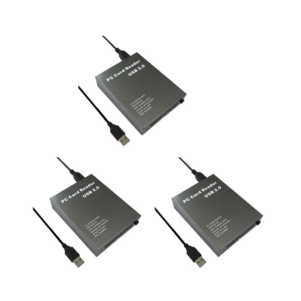 3X Usb2.0 Pcmcia Card Reader Ata Card Reader Pc Card Reader Usb 2.0 To Pc Ata Pcmcia Adapter Flash Disk Memory Card 6032765431120
