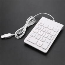 2X USB Filaire Pavé Numérique Pavé Numérique 18 Touches Clavier Numérique pour Comptabilité Teller Ordinateur Portable Windows Android Notebook