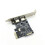 2X Carte D'Extension PCIE PCI-E Vers 2  USB3.0 5 Gbit/S Carte de Conversion Riser pour Win7/8/9/10/Linux 2
