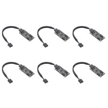 6X USB Hub USB Splitter USB2.0 9Pin Naar Dual 9Pin Hub Adapter Riser Moederbord USB 9Pin Connector 1 Naar 2 Verlengkabel