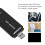 4G USB Portable WiFi Hotspot, Supports 10 Users, Black 5