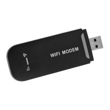 4G USB Portable WiFi Hotspot with SIM Slot, Supports 10 Users, Black